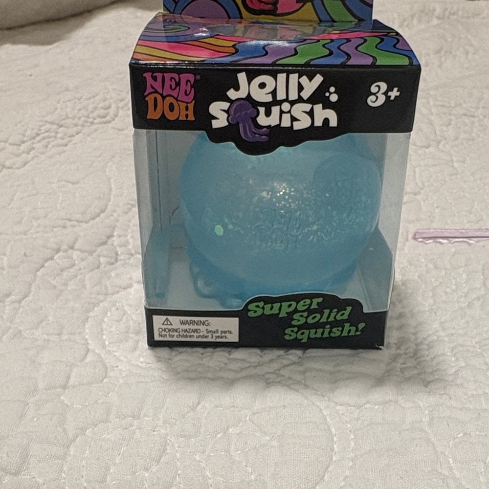 Jelly Squish Super Solid Squish Toy - Light Blue (Not claiming authentic)